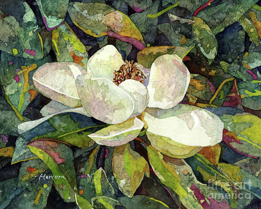 Magnolia Blossom - Little Gem Magnolia Painting