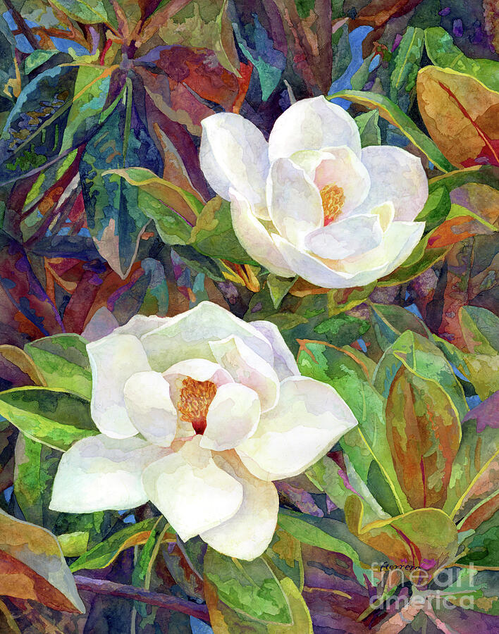 Magnolia Delight - Pastel Colors Painting