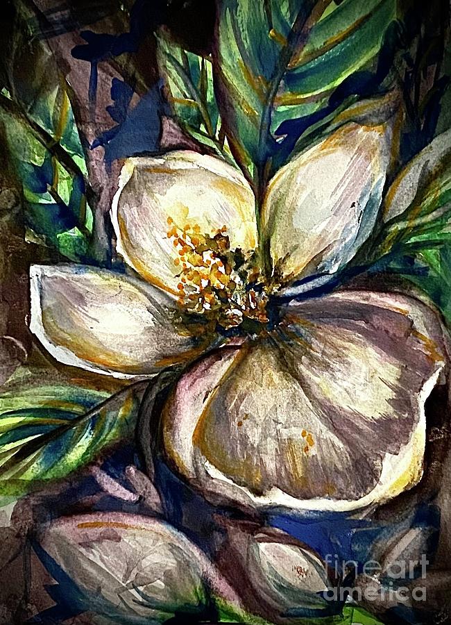 Magnolia dream Painting by Francelle Theriot