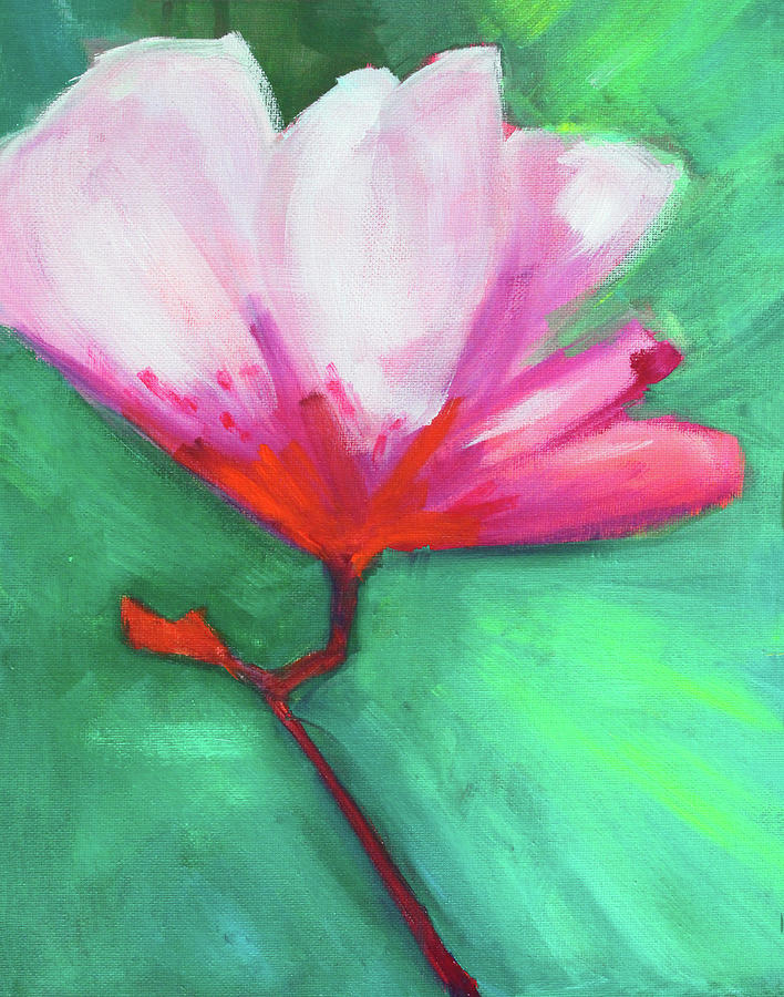 Magnolia Painting by Nancy Merkle