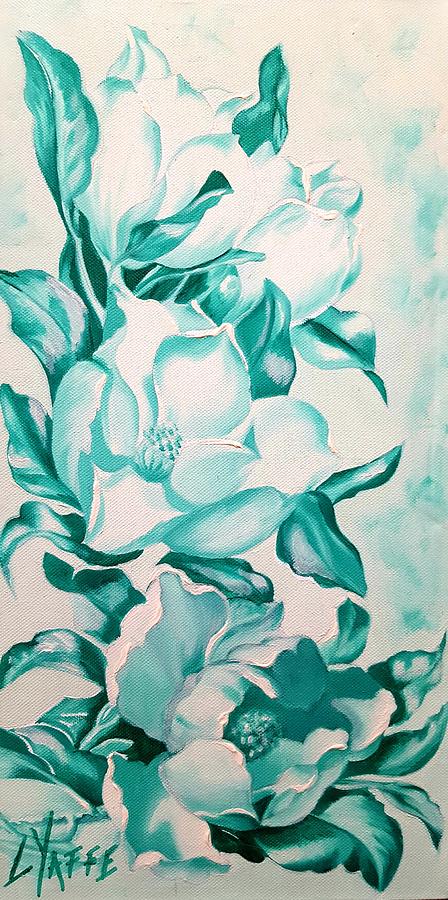 Magnolia Shower Painting by Loraine Yaffe