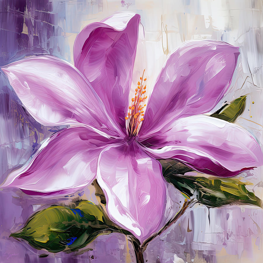 Magnolia Whisper - Magnolia Paintings Painting by Lourry Legarde Magnolia Whisper - Magnolia Paintings Painting by Lourry Legarde