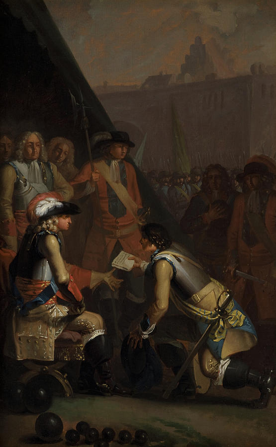 Magnus Stenbock Surrenders The Fortress Of Tonningen To Frederik Iv In 