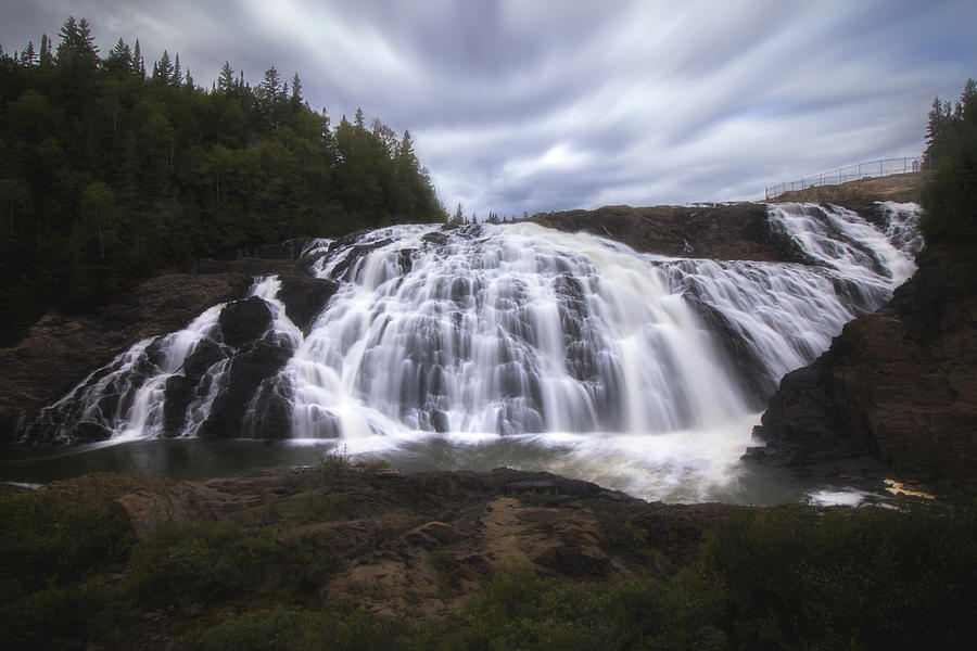 Magpie Falls in Wawa Photograph by Jay Smith