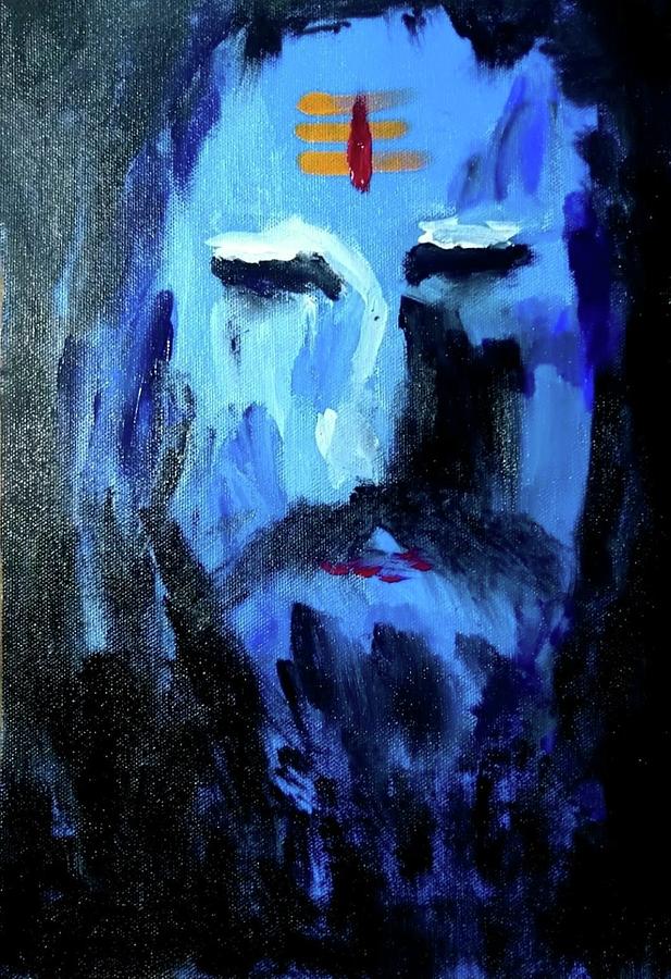 mahadev abstract painting