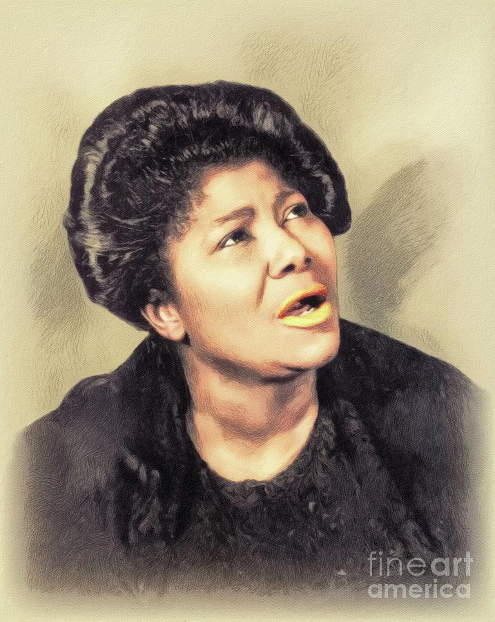 Mahalia Jackson, Music Legend Painting