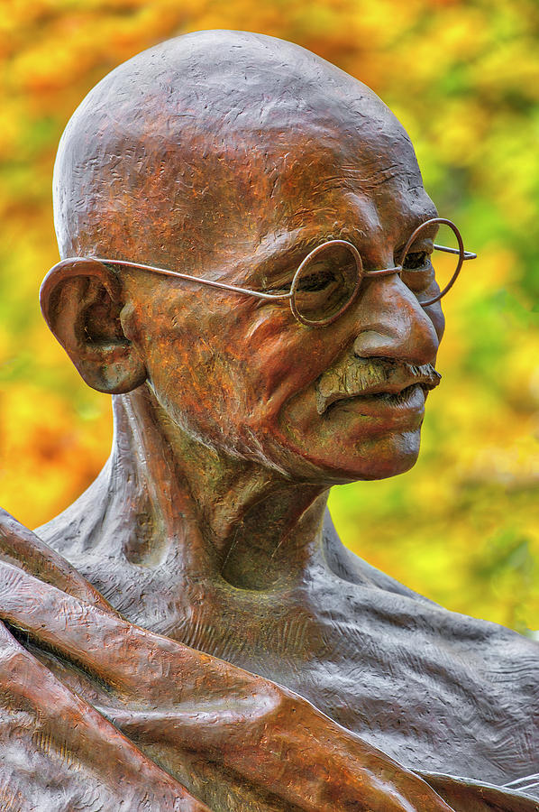 Mahatma Gandhi Photograph by Juergen Roth