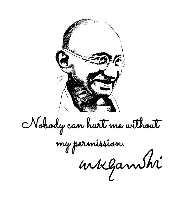 Mahatma Gandhi Drawing by Chris Greenwood  Pixels