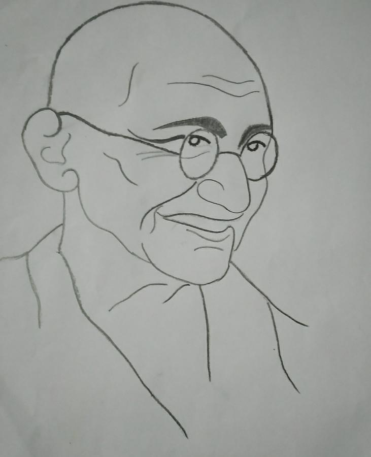 Easy Drawing SA - Gandhi jayanti drawing #Gandhijayanti | Facebook