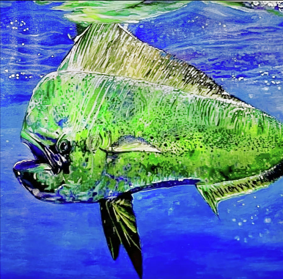 Mahi Mahi Painting