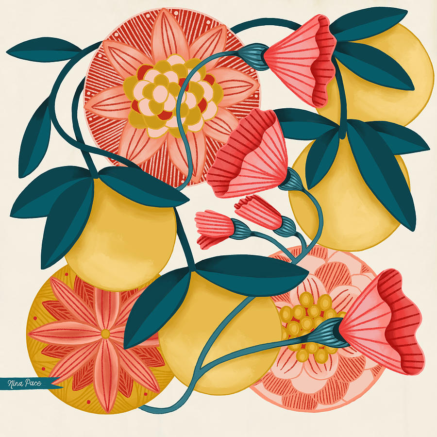 Flower Digital Art - Maia by Nina Pace