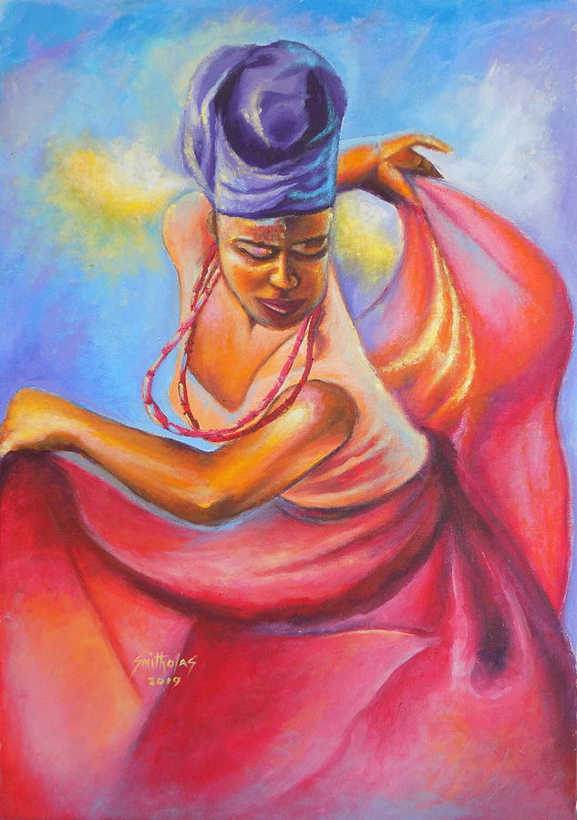Maiden Dancer Painting by Olaoluwa Smith