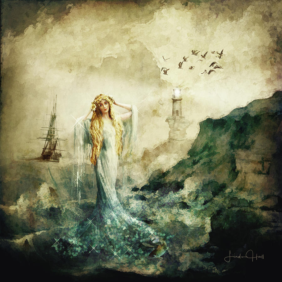 Maiden of the Sea Digital Art by Linda Lee Hall - Fine Art America