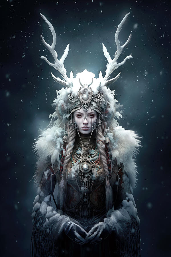 Maiden Of The Solstice Digital Art by Ron Weathers