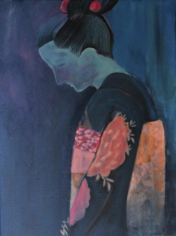 Maiko Painting by Jane See