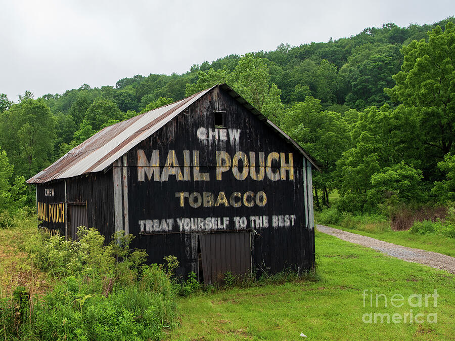 Mail Pouch Tobacco Barn in Ohio Photograph by Ralf Broskvar Fine Art