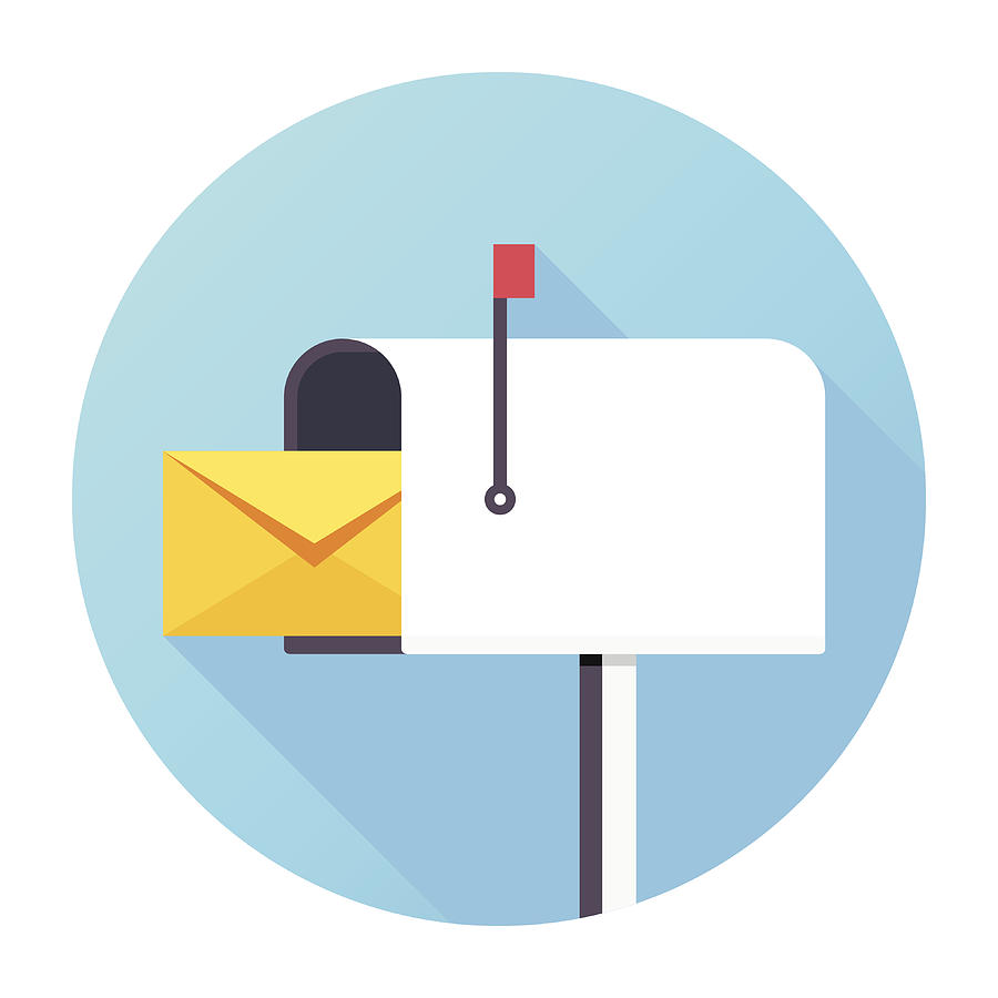 Mailbox Icon Drawing by Ilyast