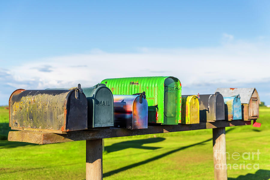 Mailboxes In The Countryside Photograph