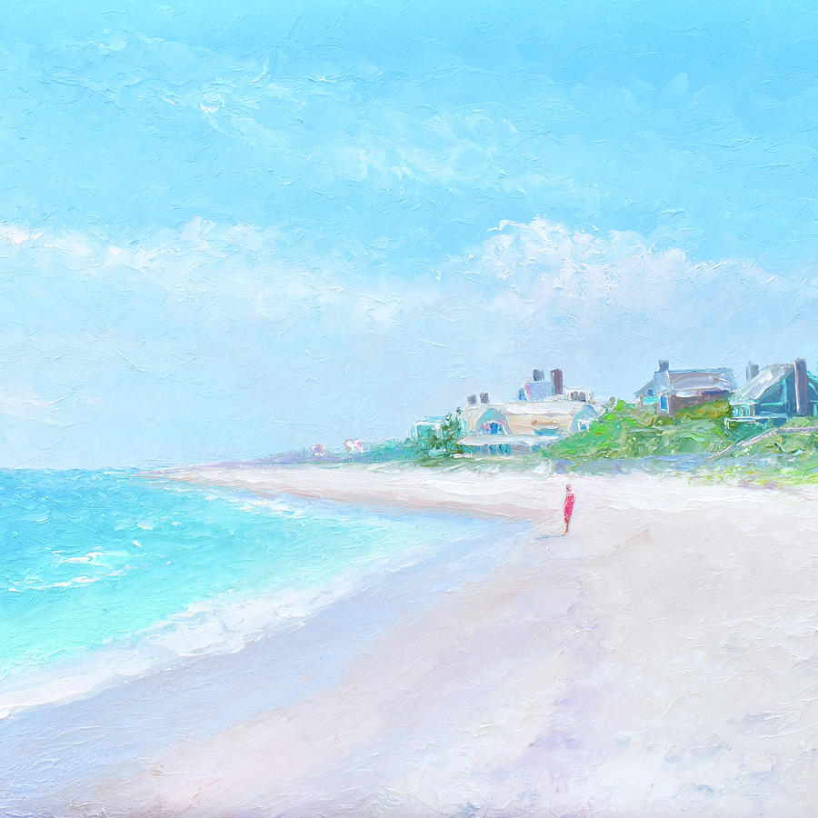 Main Beach, East Hampton, New York, seascape Painting by Jan Matson