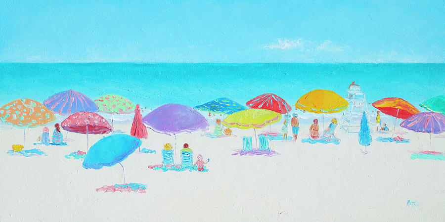 Main Beach, East Hampton seascape Painting by Jan Matson