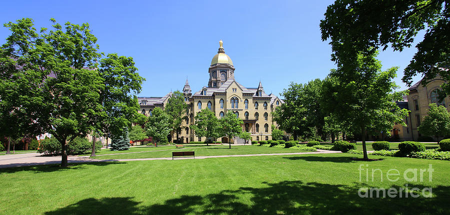 Main Building  University of Notre Dame  6925 Photograph by Jack Schultz