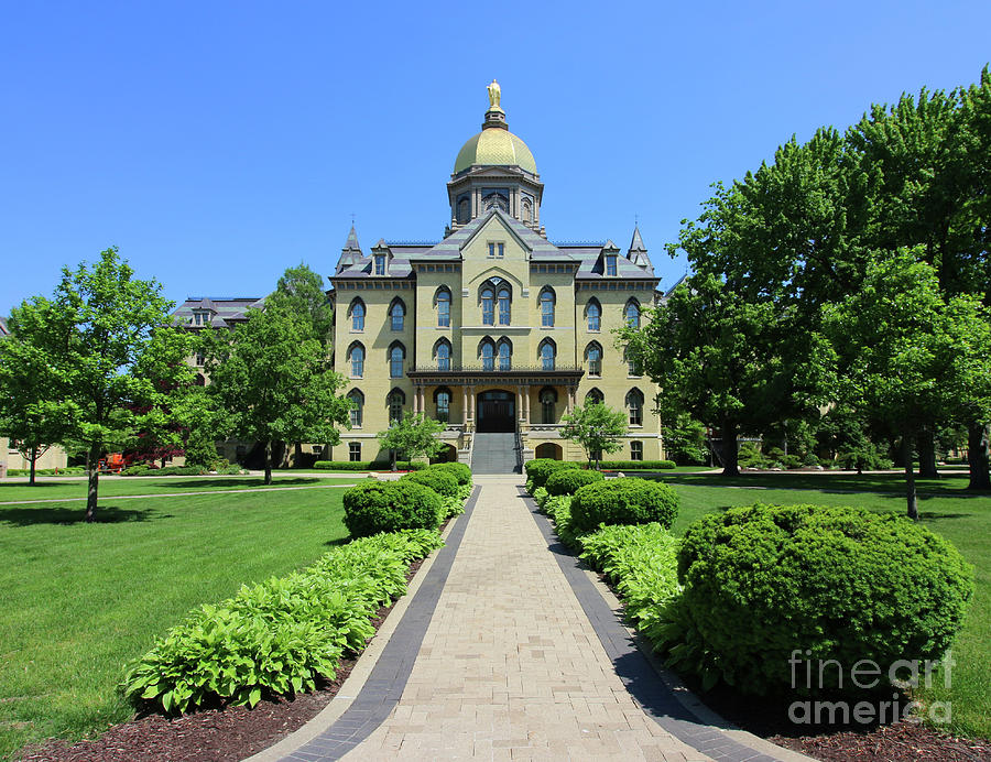 Main Building  University of Notre Dame  6926 Photograph by Jack Schultz