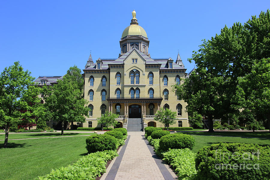 Main Building  University of Notre Dame  6928 Photograph by Jack Schultz