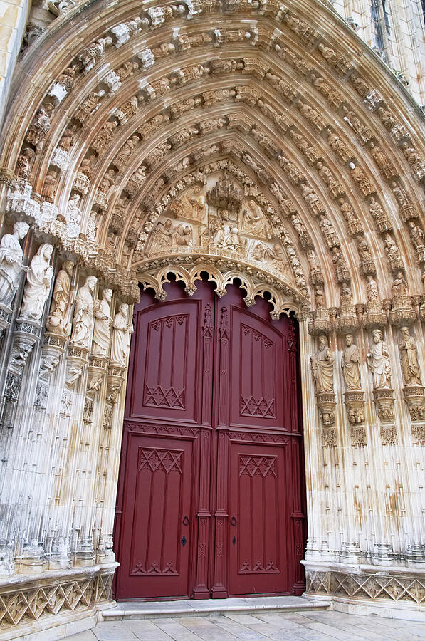 Main Portal of Batalha Monastery. Portugal Photograph by Angelo DeVal