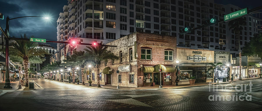 Main Street and Lemon Avenue, Downtown Sarasota, Florida Photograph by Liesl Walsh