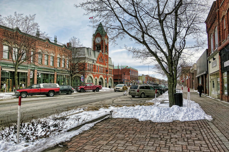 Main street Collingwood, Ontario Photograph by Tatiana Travelways