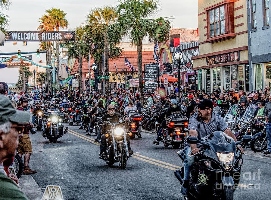 Main Street Daytona Bike Week Photograph by Lori Vetter Photography