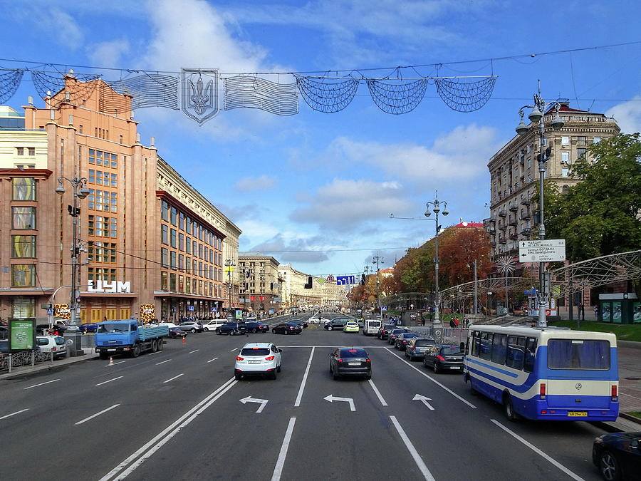 Main Street Kreshchatyk in Kiev, Ukraine Photograph by Lyuba Filatova