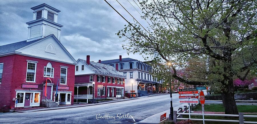 Main Street Peterborough Nh Photograph By Geoffrey Settles Fine Art