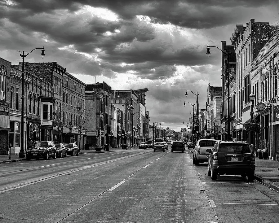 Main Street Racine II Photograph by Scott Olsen