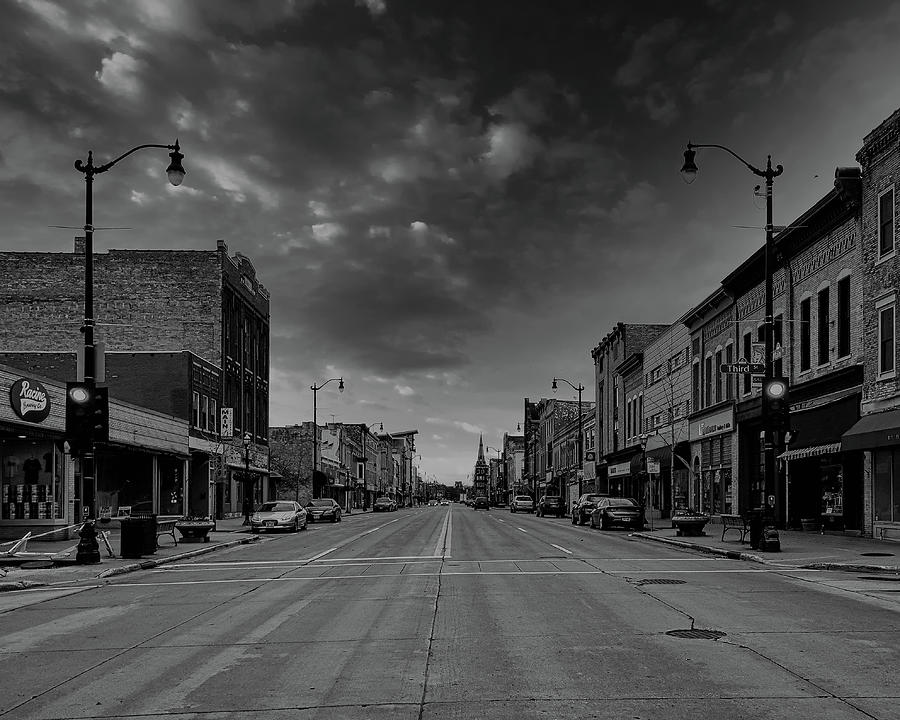 Main Street Racine III Photograph by Scott Olsen