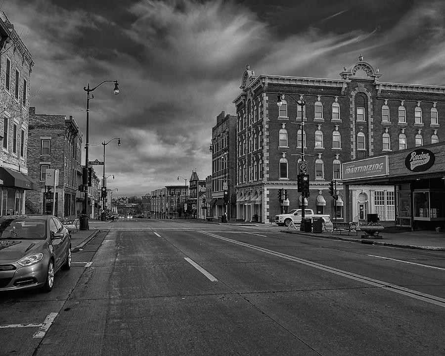 Main Street Racine Photograph by Scott Olsen