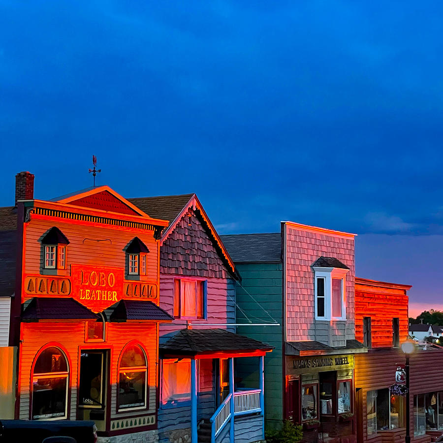 Main Street Sunset Photograph by Grey Coopre