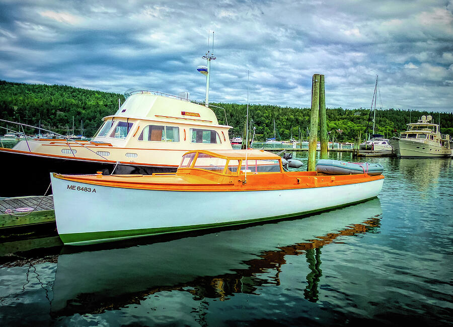 Maine Antique Wood Boat 1 Photograph by Norma Brandsberg