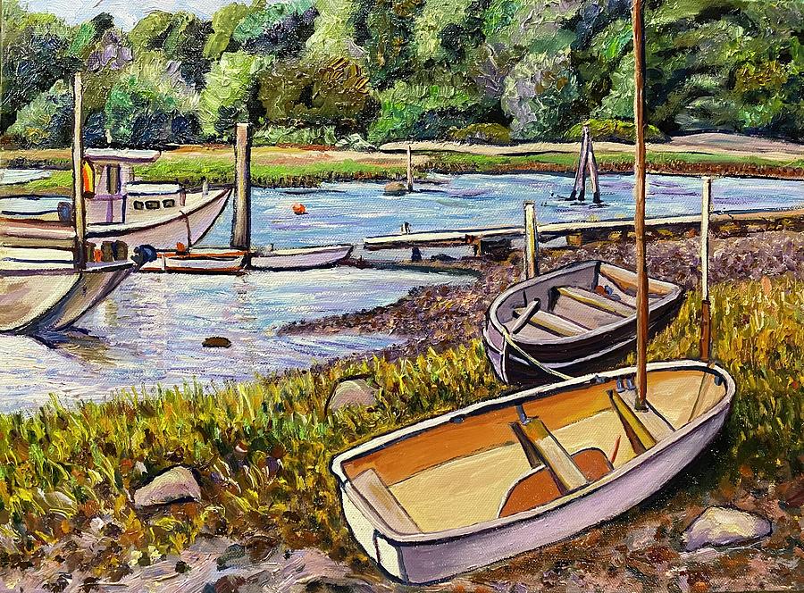 Maine Boats At Rest Painting