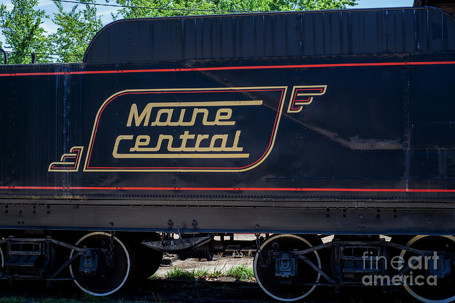 Maine Central Sign Photograph by Alana Ranney