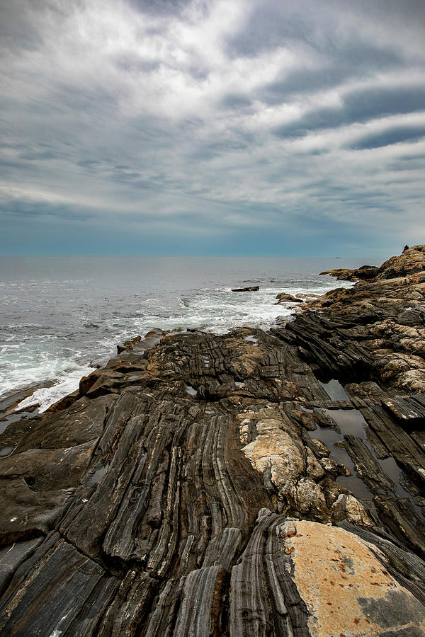 Maine Coastline Dramatic Shore Photograph by Dan Sproul