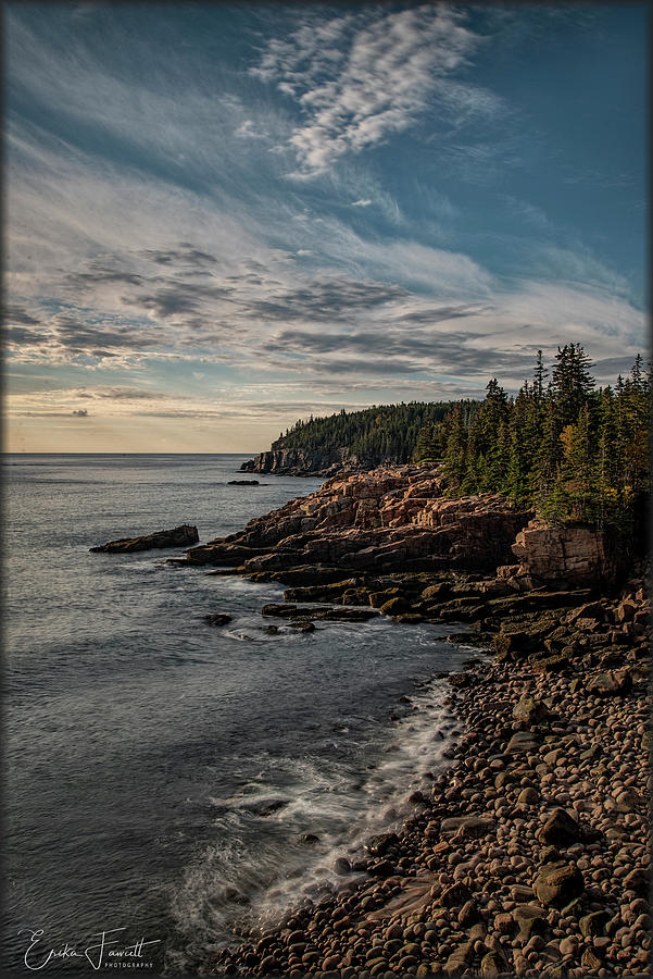 Maine Coastline Photograph by Erika Fawcett
