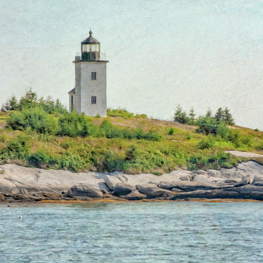 Maine Lighthouse Digital Art By Jean Fogelberg Fine Art America   Maine Lighthosue Jean Fogelberg 