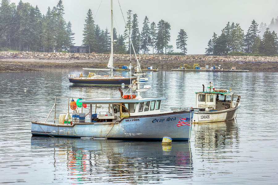 Maine Lobster Boat m1a8515 Photograph by Greg Hartford