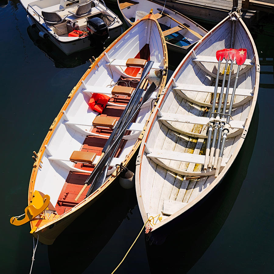 Maine Long Boats Photograph by Mike Mcquade