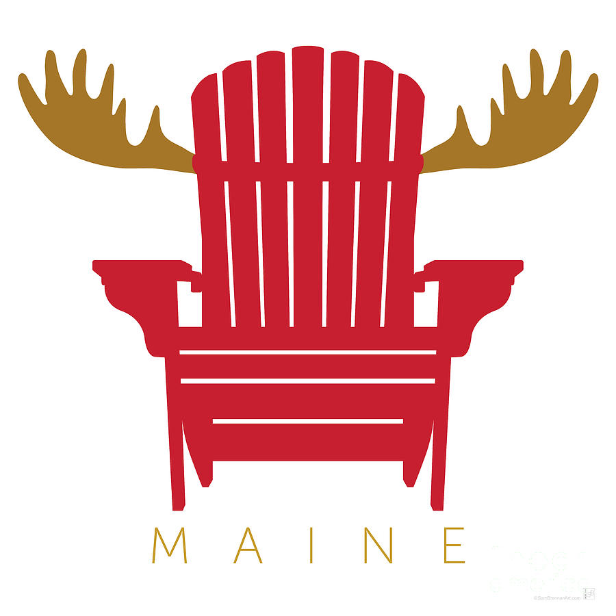 Maine Digital Art by Sam Brennan