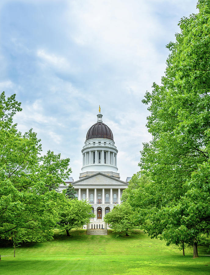 Maine State Capitol Building In Augusta Maine Photograph By Mark ...