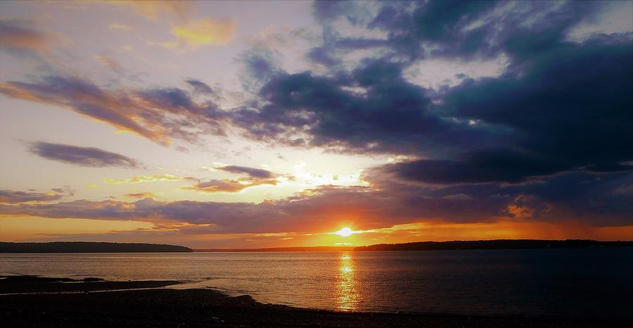 - Maine Sunset 4 Photograph by THERESA Nye
