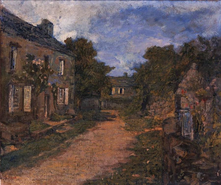 Maison de Millet Painting by Frank Edwin Scott