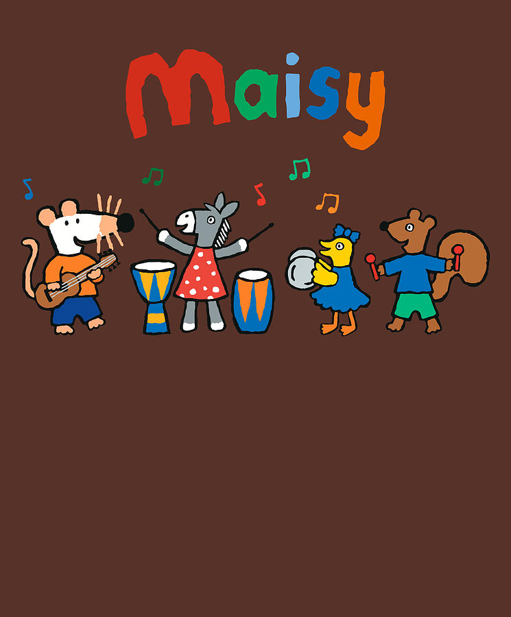 Maisy and Friends Play in the Band Digital Art by Connor Williams - Pixels